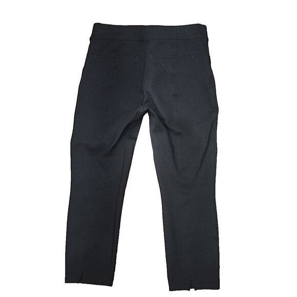 Spanx Black Skinny Leg Ponte Knit Cropped Pants 29.5" Waist Petite Women's MP - Picture 5 of 12